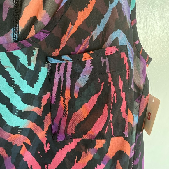 ASOS Animal Print Sleeveless Top - Size S - Picture 2 of 8